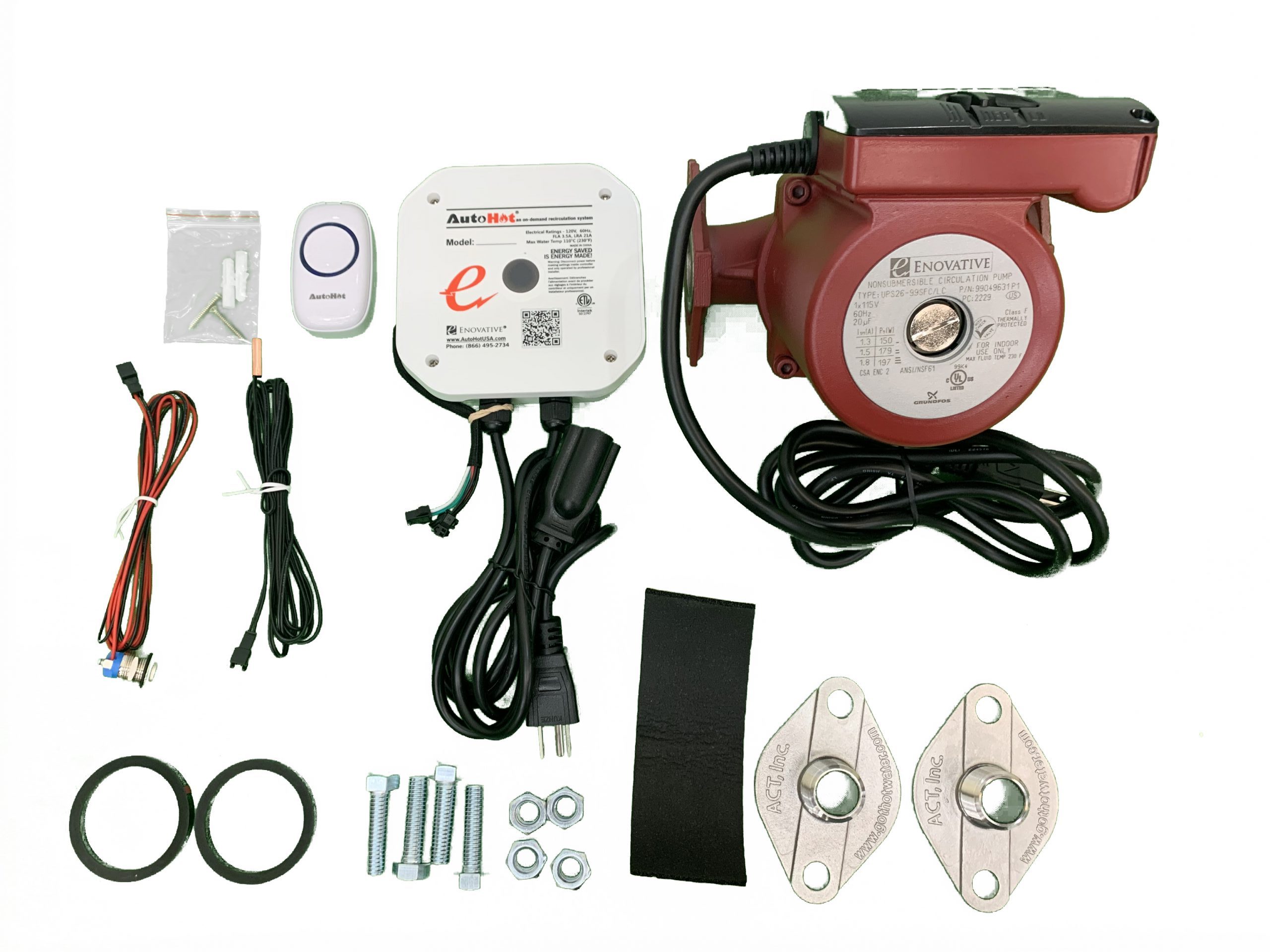 99-Series pump AutoHot On-Demand electric hot water heater